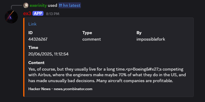 screenshot of the bot 5